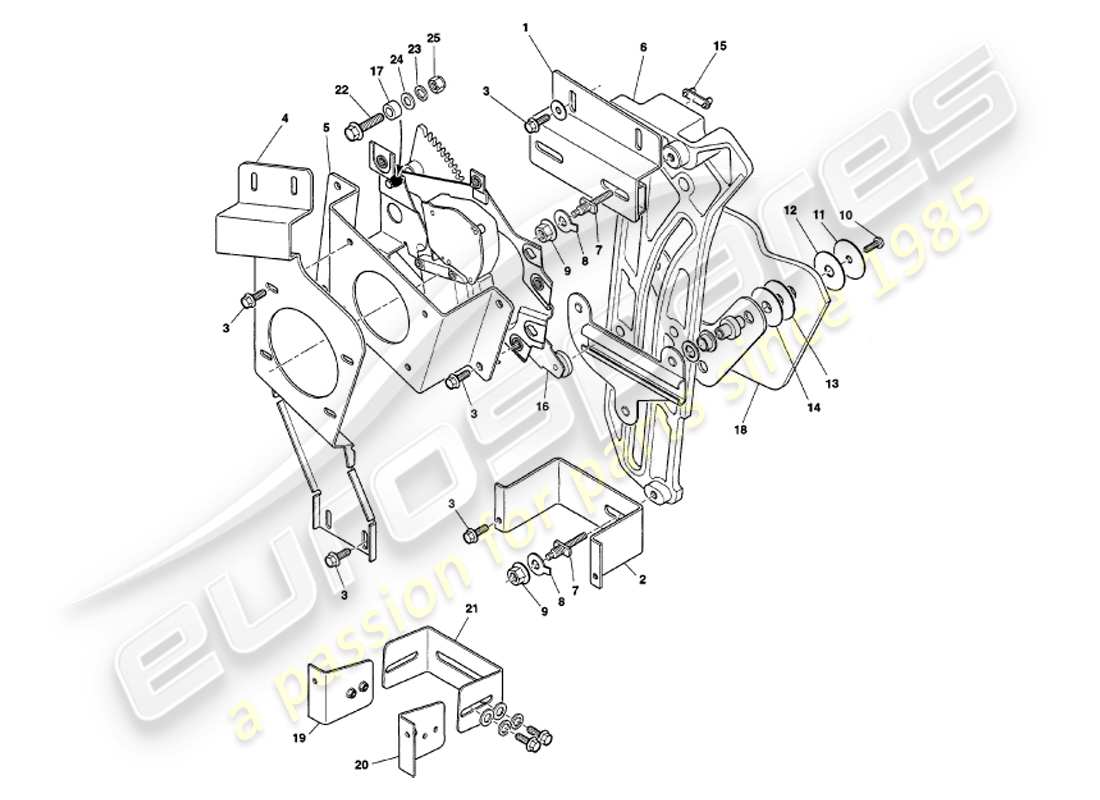 aston martin v8 volante (1998) dropping rear quarterlight parts diagram