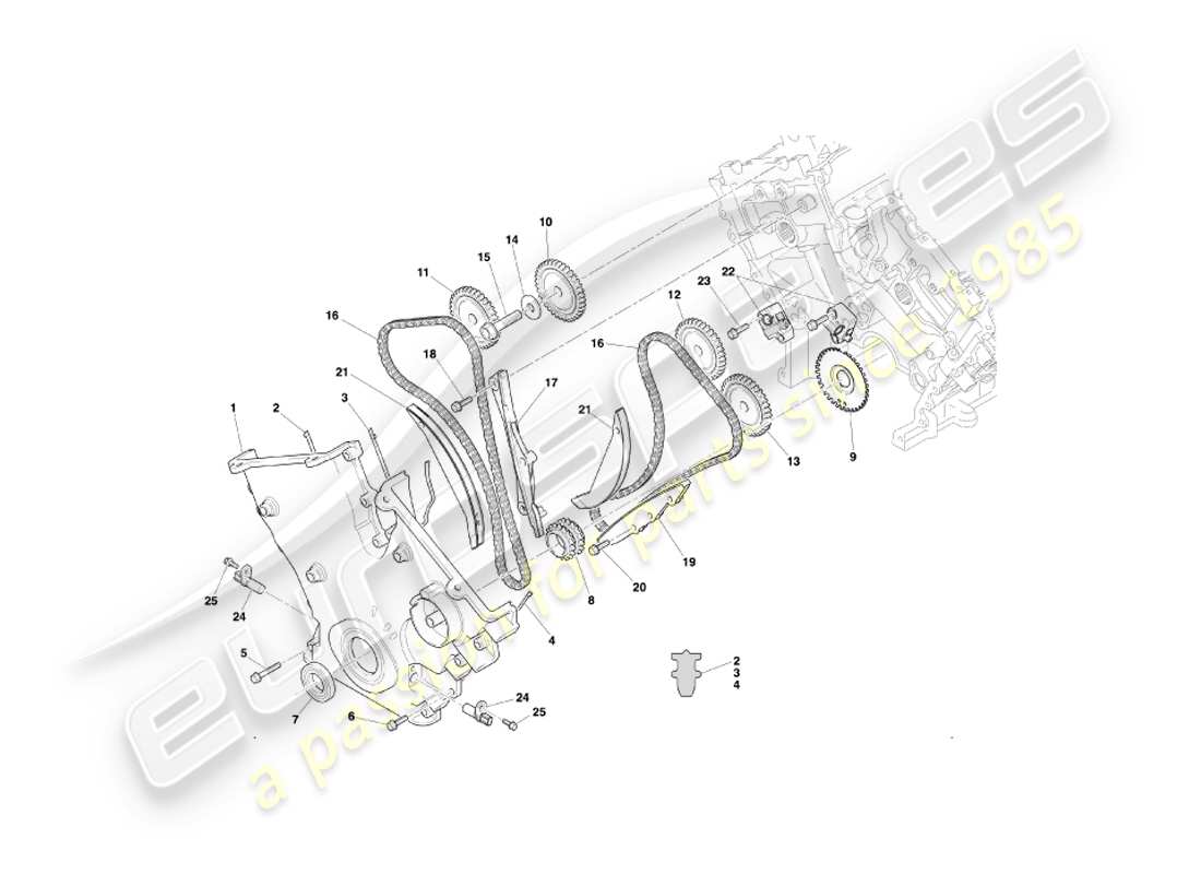 part diagram containing part number 697737