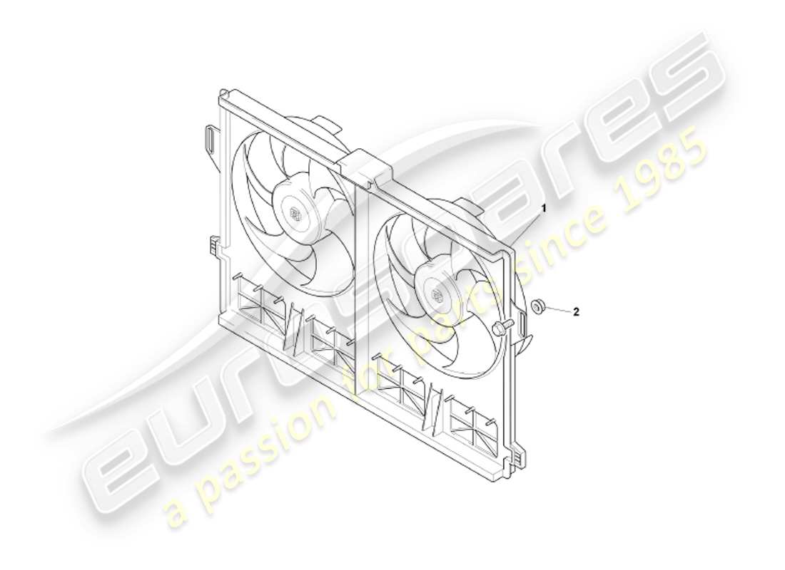 a part diagram from the aston martin db7 parts catalogue