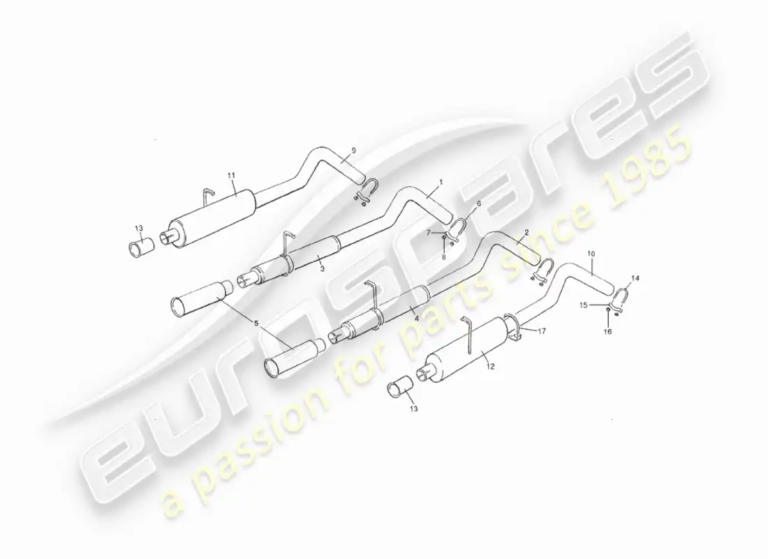aston martin v8 virage (2000) optional equipment parts diagram
