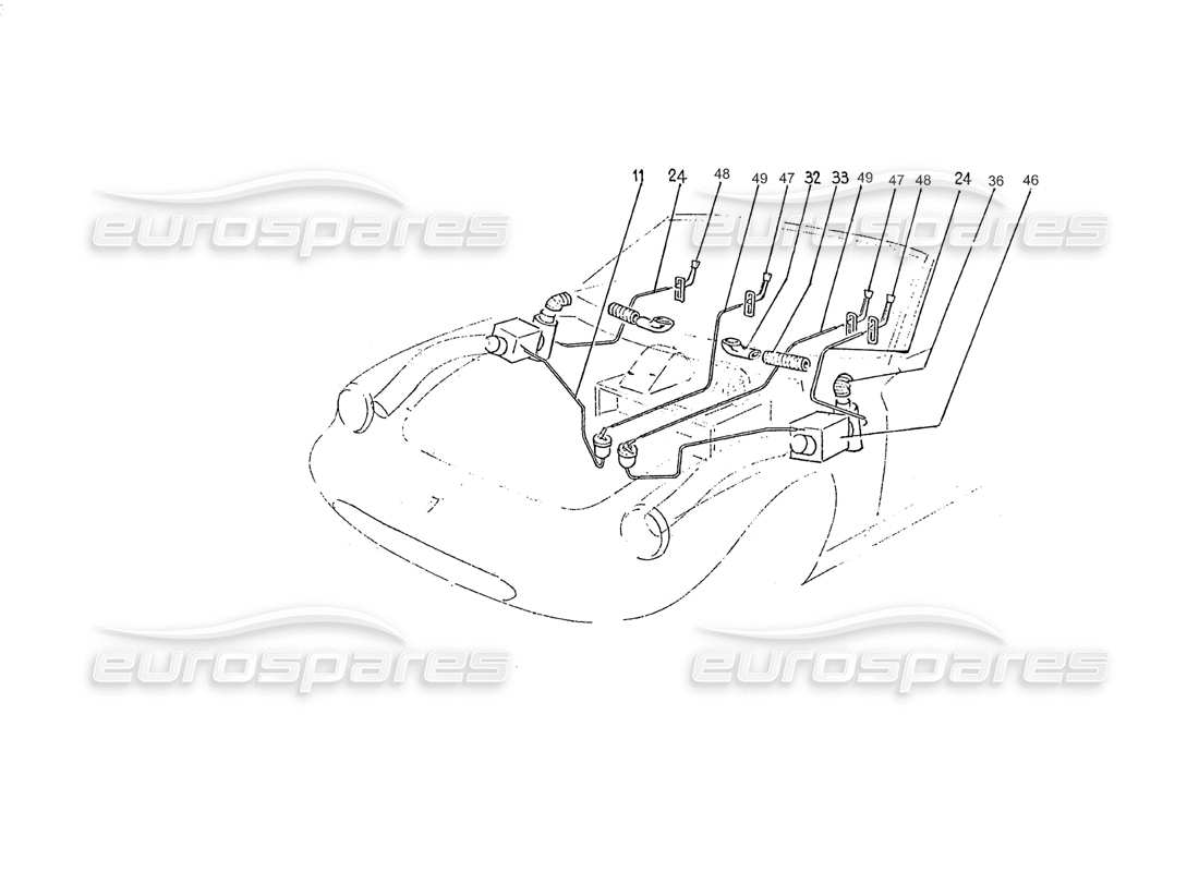 ferrari 275 (pininfarina coachwork) gruppo riscaldatore aerazione part diagram