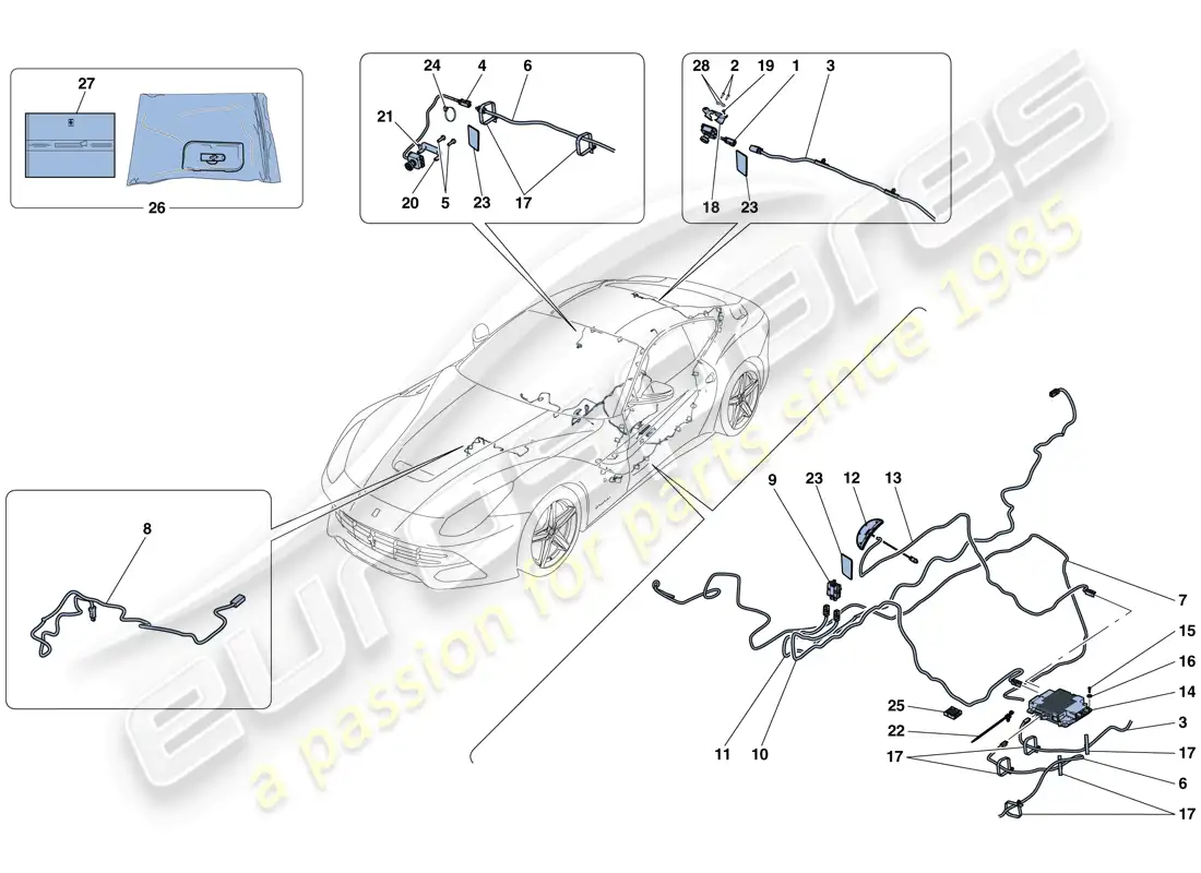 ferrari f12 berlinetta (europe) telemetry parts diagram