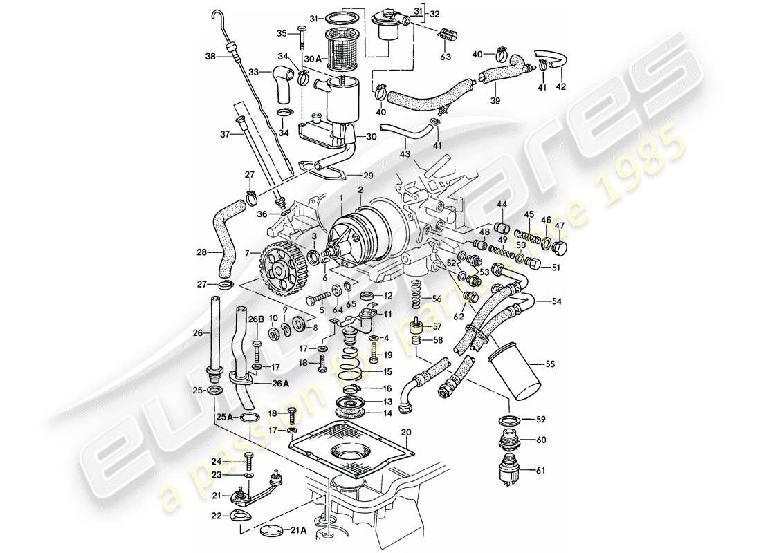 a part diagram from the porsche 1978 (928) parts catalogue