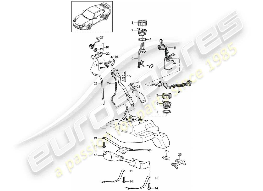 part diagram containing part number 99720173300