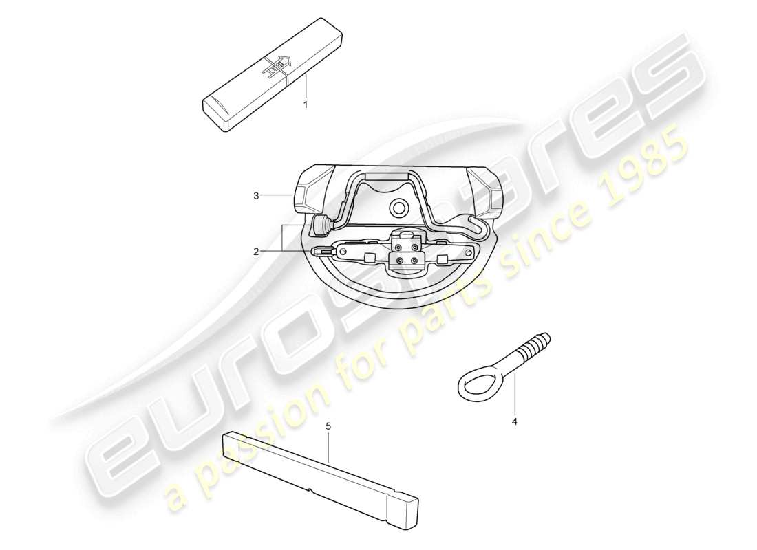 VIEW PARTS DIAGRAMS FROM THE PORSCHE CAYMAN PARTS CATALOGUE a part diagram from the porsche cayman parts catalogue