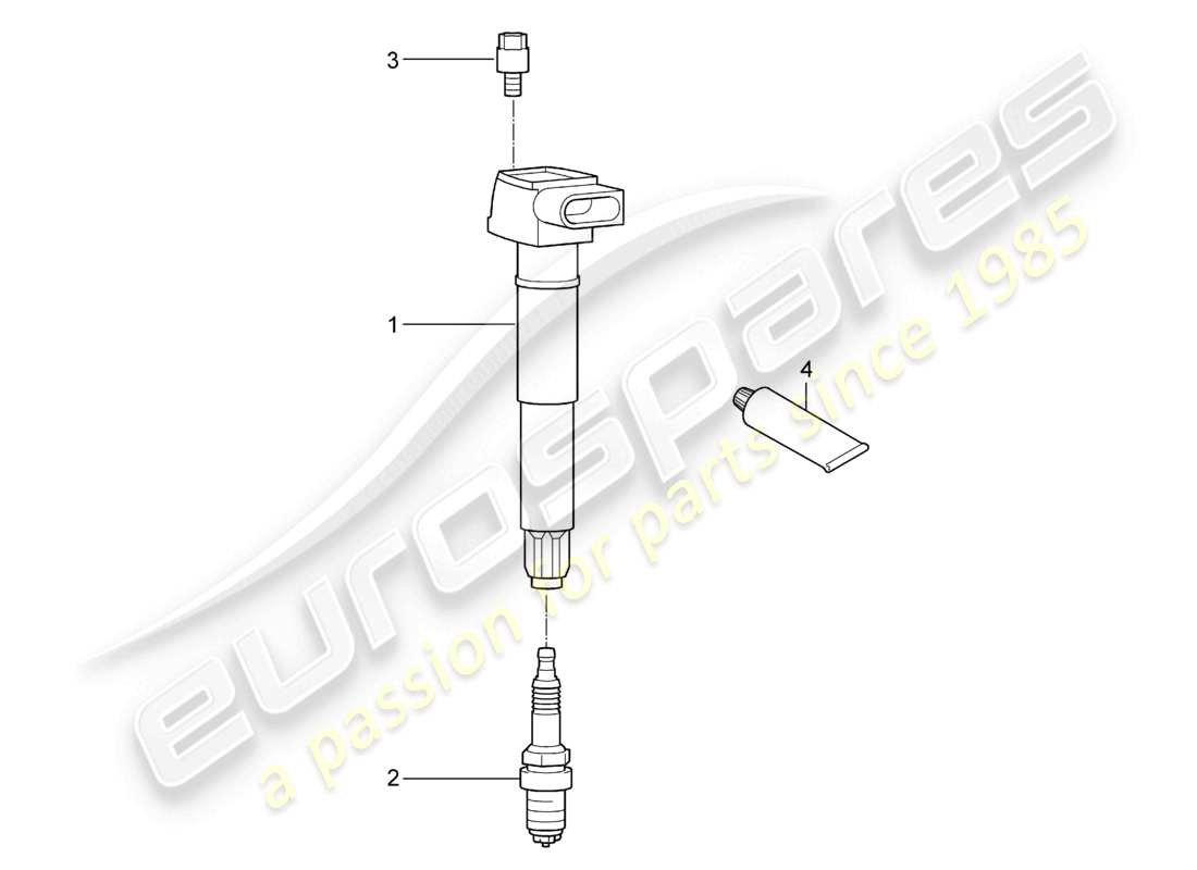 a part diagram from the porsche 2014 (panamera 970) parts catalogue