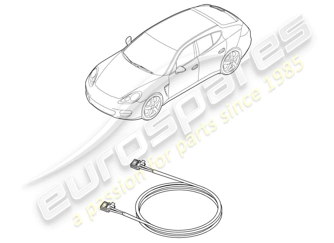 a part diagram from the porsche 2011 (panamera 970) parts catalogue
