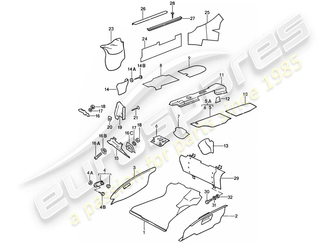 part diagram containing part number 91155141143