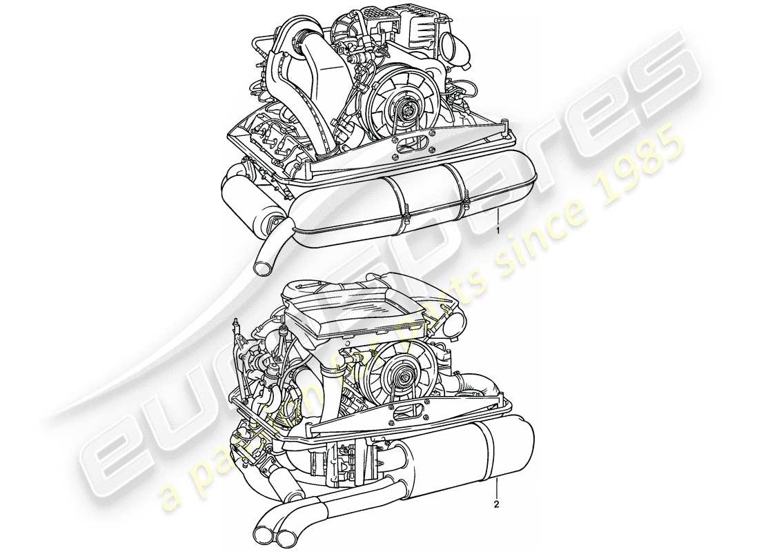VIEW PARTS DIAGRAMS FROM THE PORSCHE 911 PARTS CATALOGUE a part diagram from the porsche 911 parts catalogue