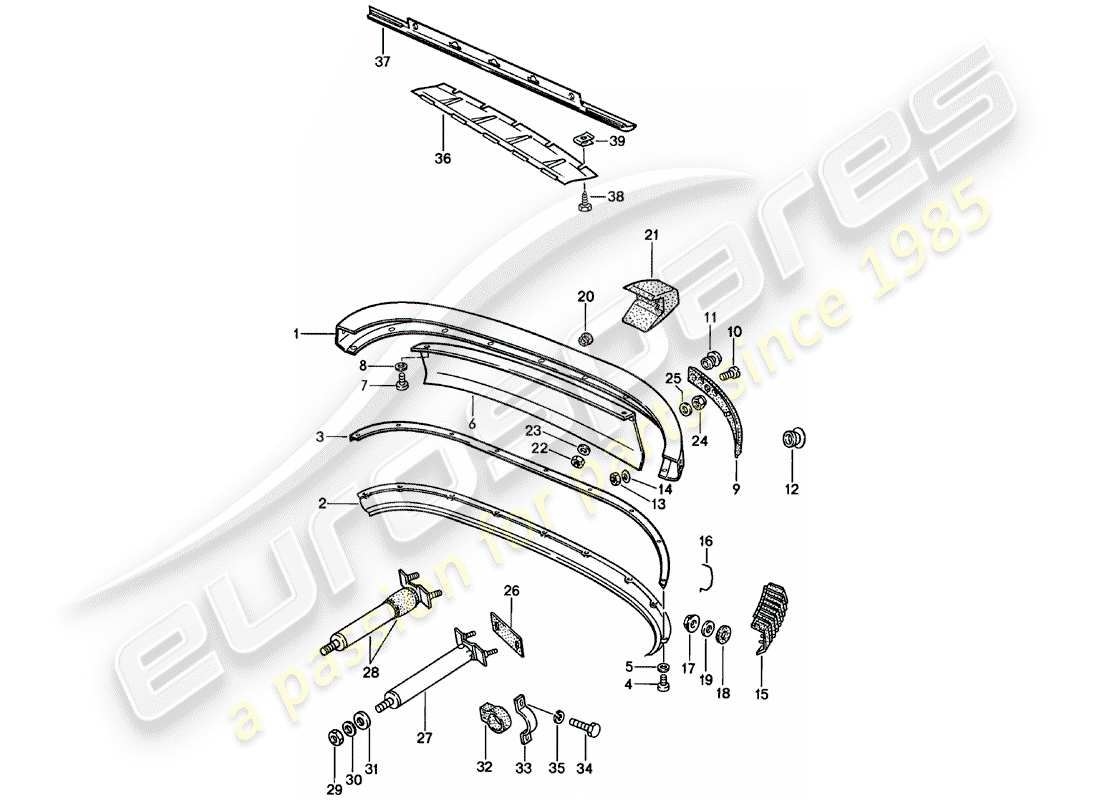 a part diagram from the porsche 1978 (911) parts catalogue