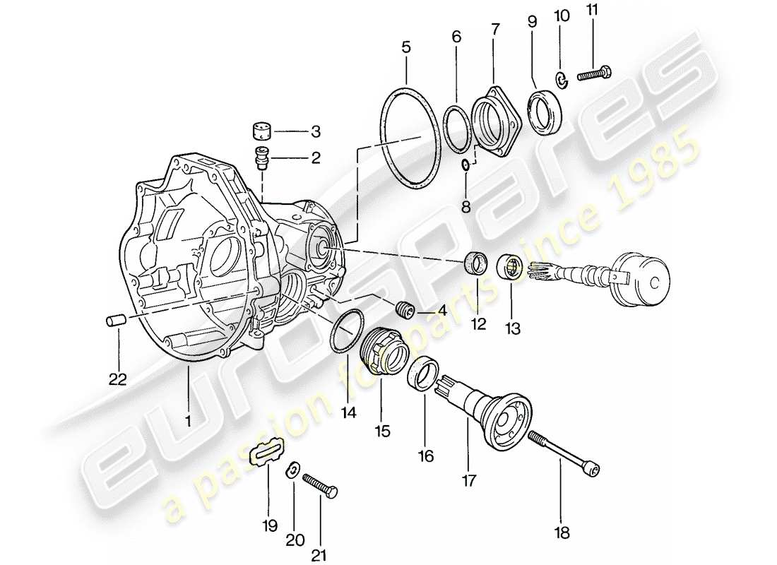 a part diagram from the porsche 1979 (924) parts catalogue