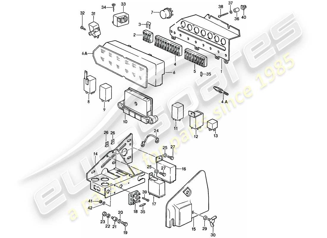 VIEW PARTS DIAGRAMS FROM THE PORSCHE 911 PARTS CATALOGUE a part diagram from the porsche 911 parts catalogue