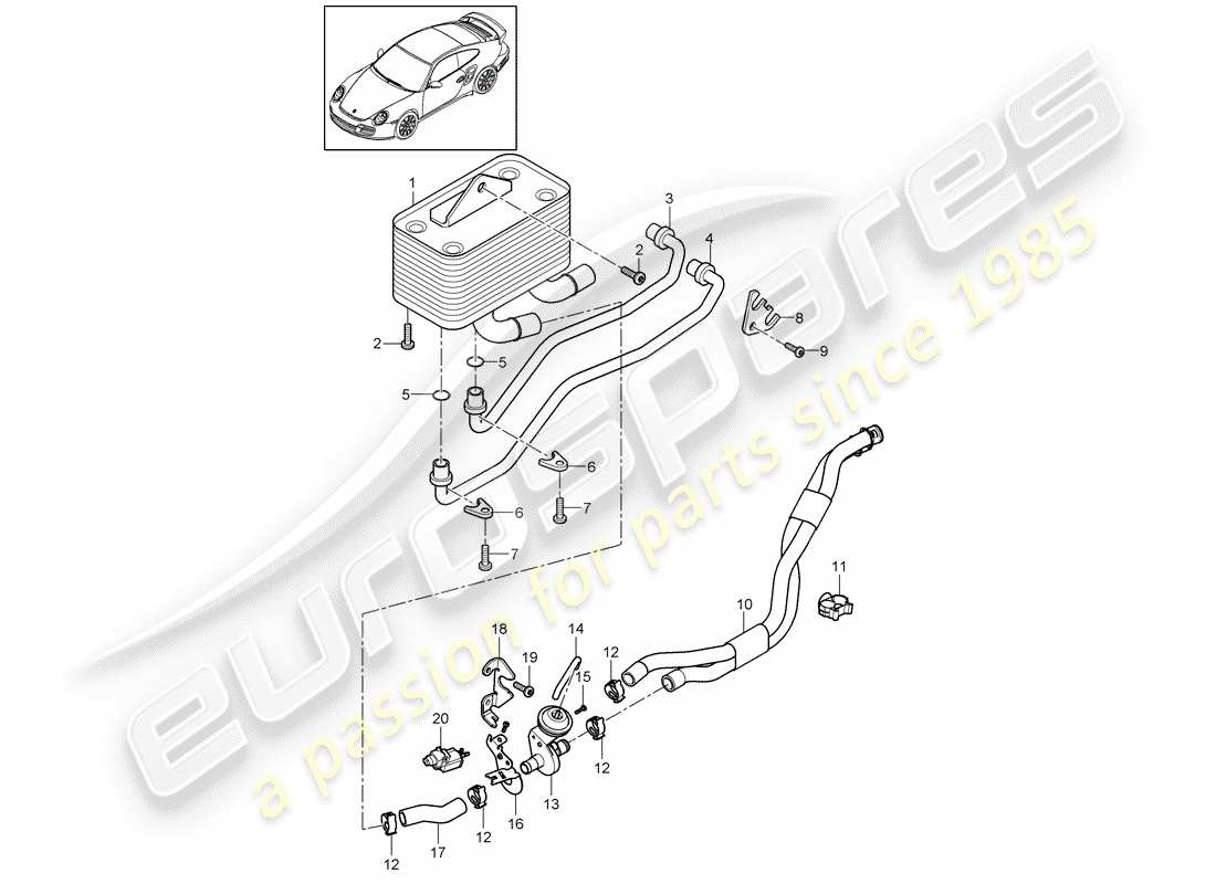 part diagram containing part number 99950785540