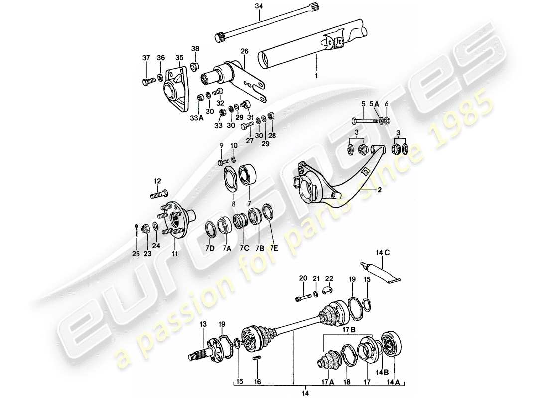 part diagram containing part number 93033229700