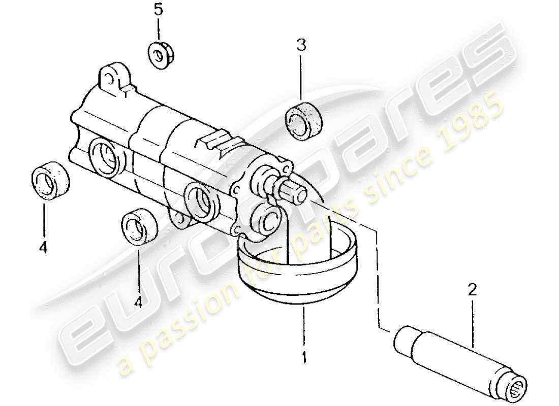 a part diagram from the porsche 996 parts catalogue