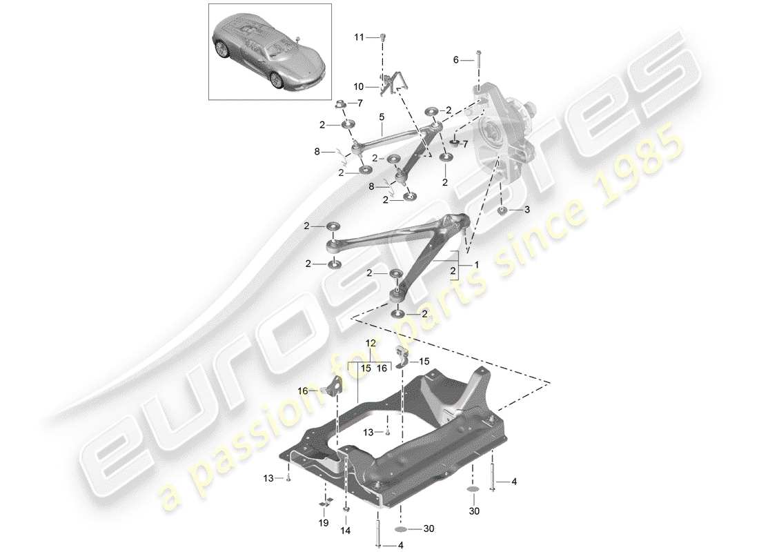 part diagram containing part number 91850198100