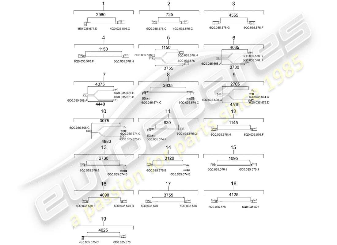 porsche 2019 (macan) single wiring part diagram