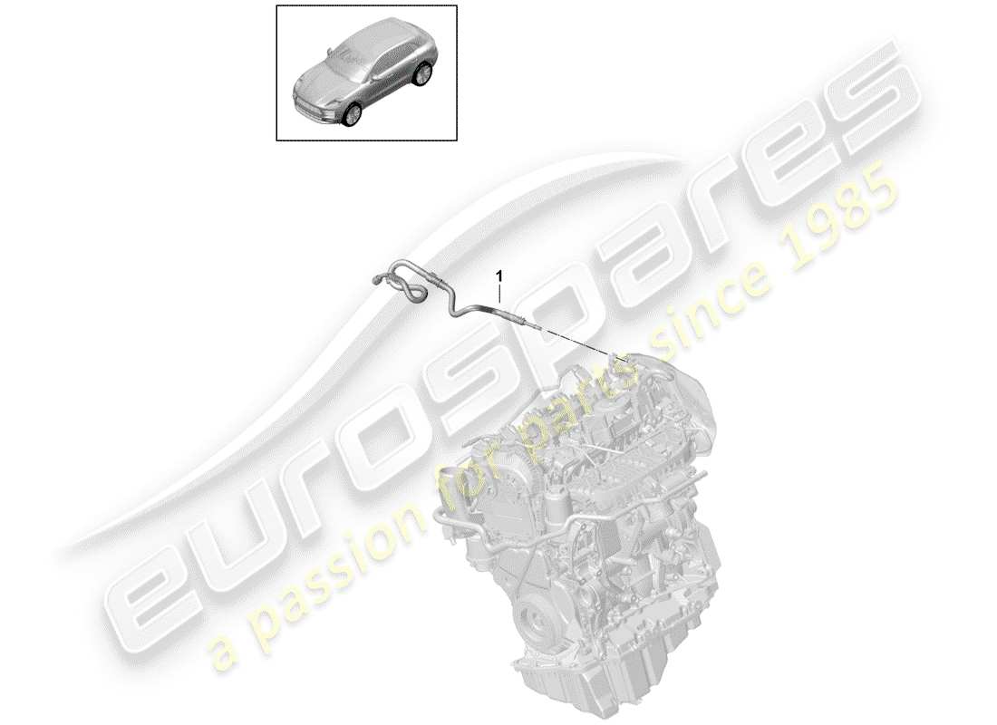 porsche 2020 (macan) fuel system part diagram
