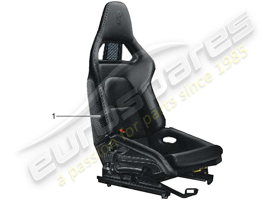 porsche 2013 (tequipment 98x/99x) seat part diagram