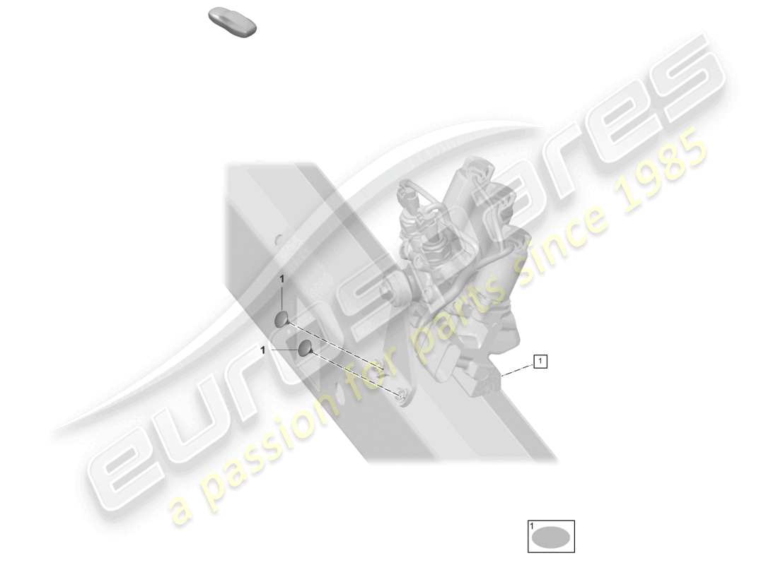 porsche 2019 (992-1) hydraulic line valve block without: pdcc parts diagram