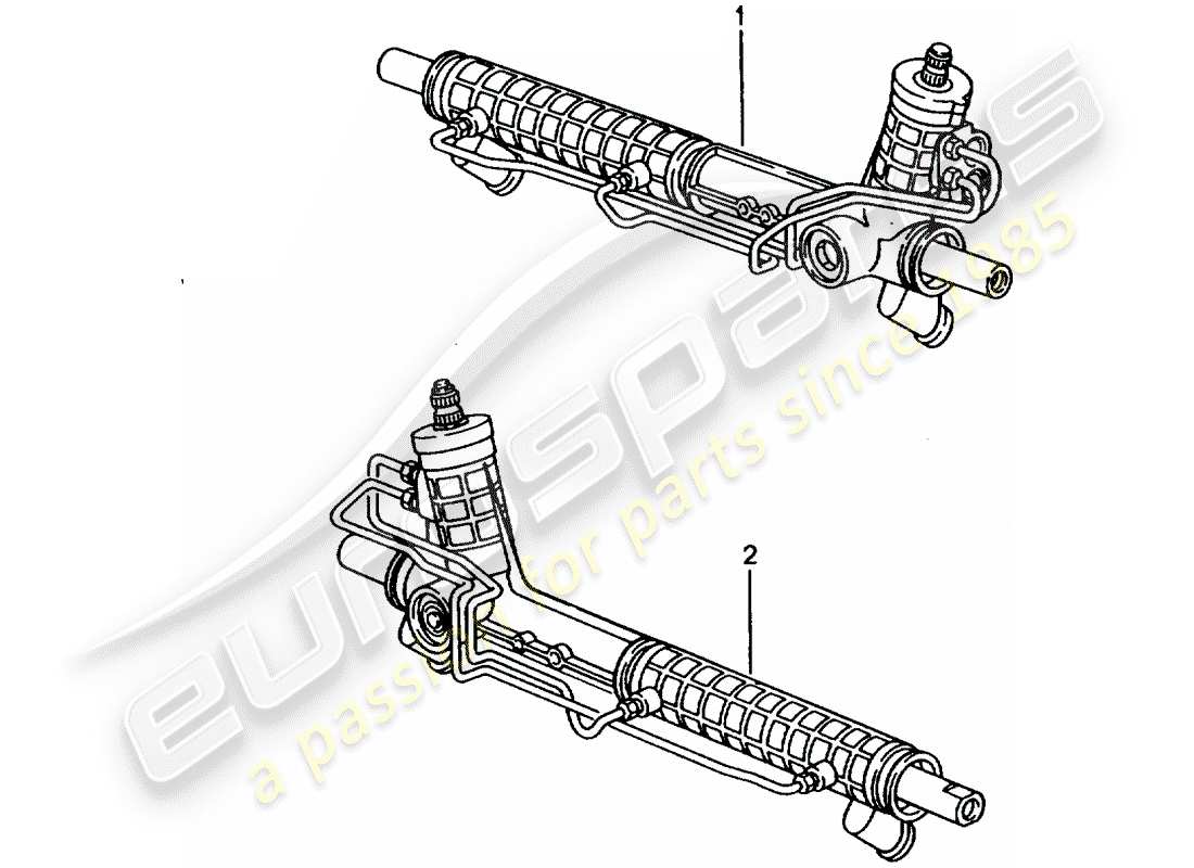 a part diagram from the porsche 2004 (refurbished and exchange catalogue) parts catalogue