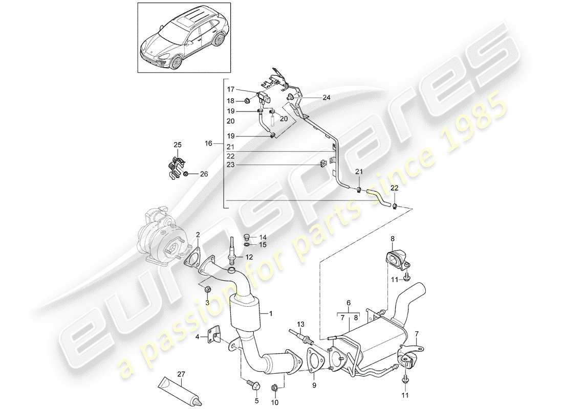 part diagram containing part number 958113025hx