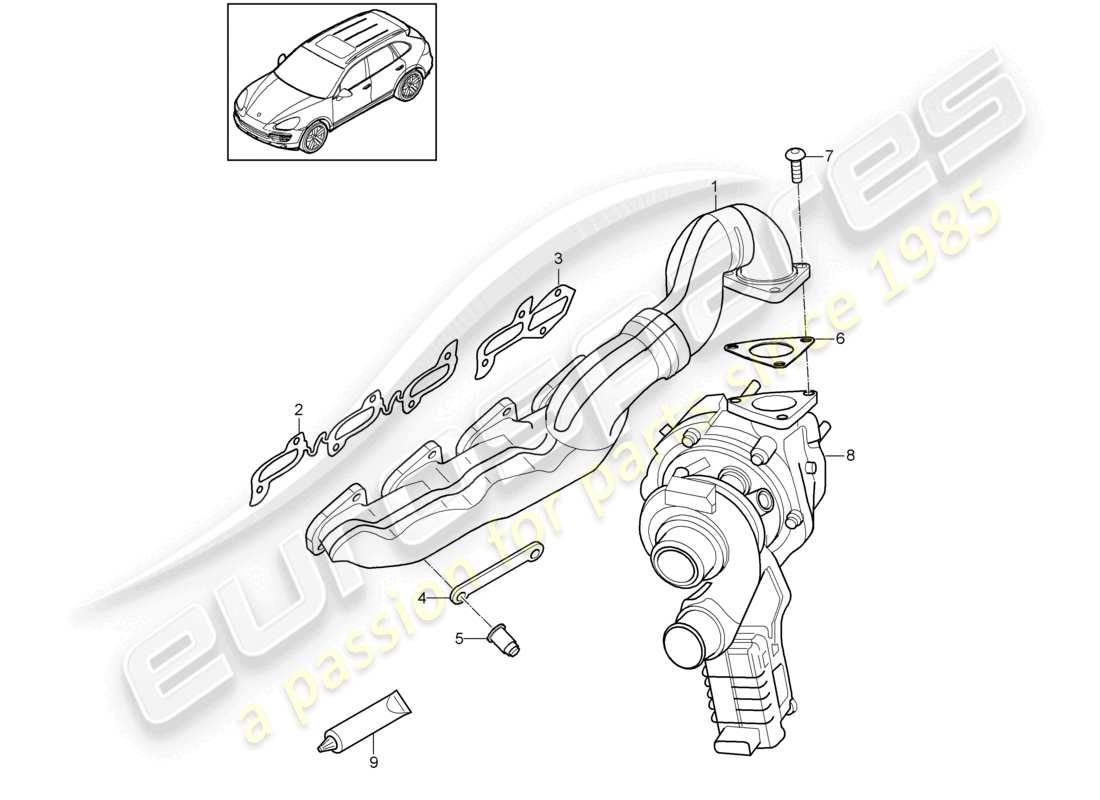 part diagram containing part number 95811113030