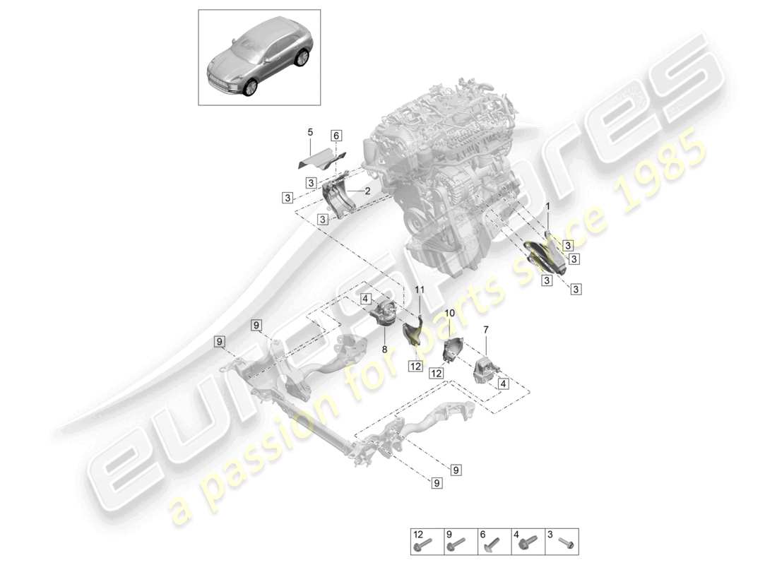 part diagram containing part number pab399059
