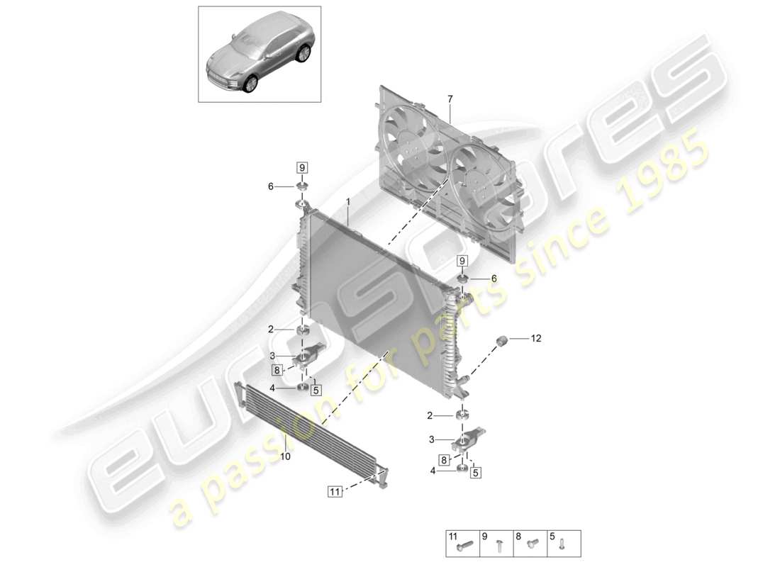 part diagram containing part number 95b121003e