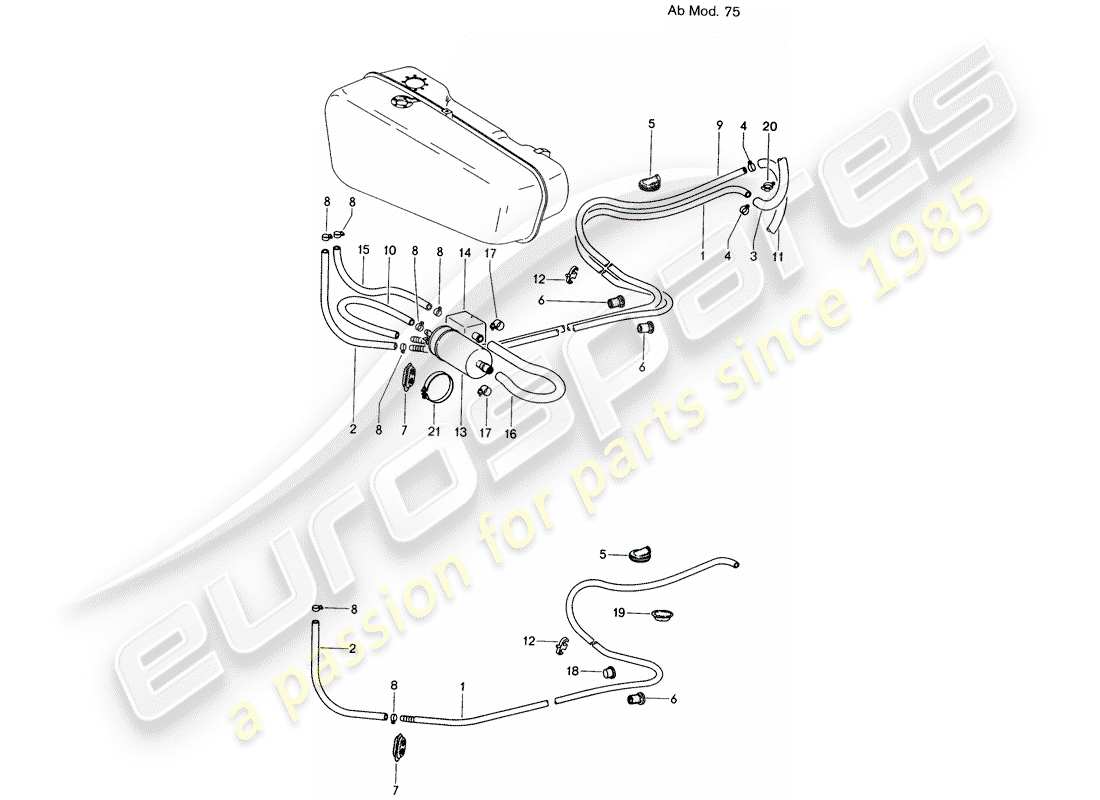 part diagram containing part number 91435654301