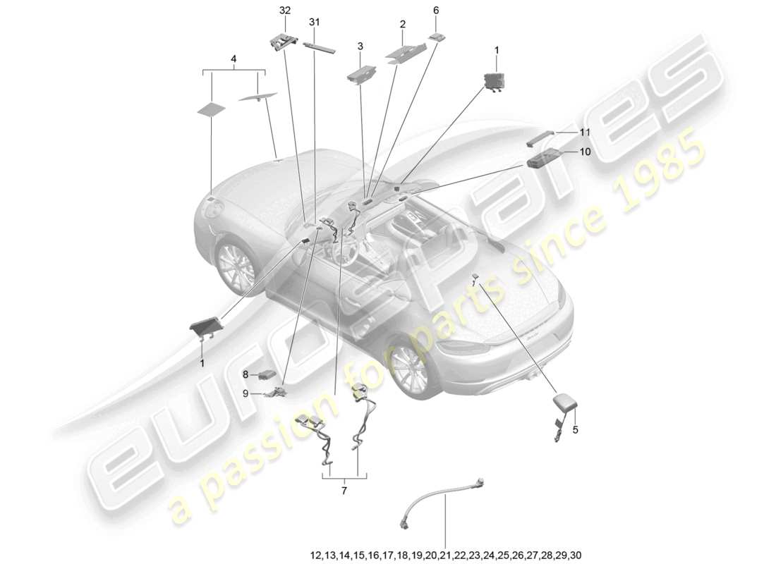 part diagram containing part number 9a7035504