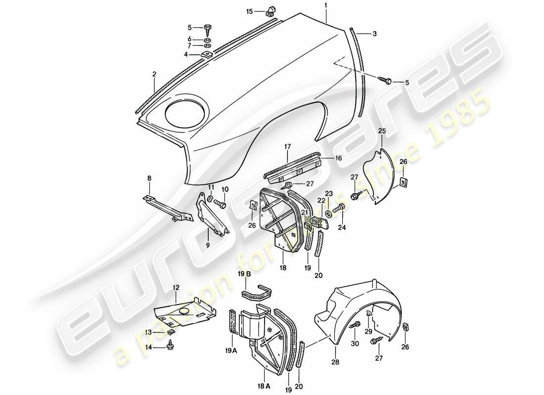 part diagram containing part number 92850331702
