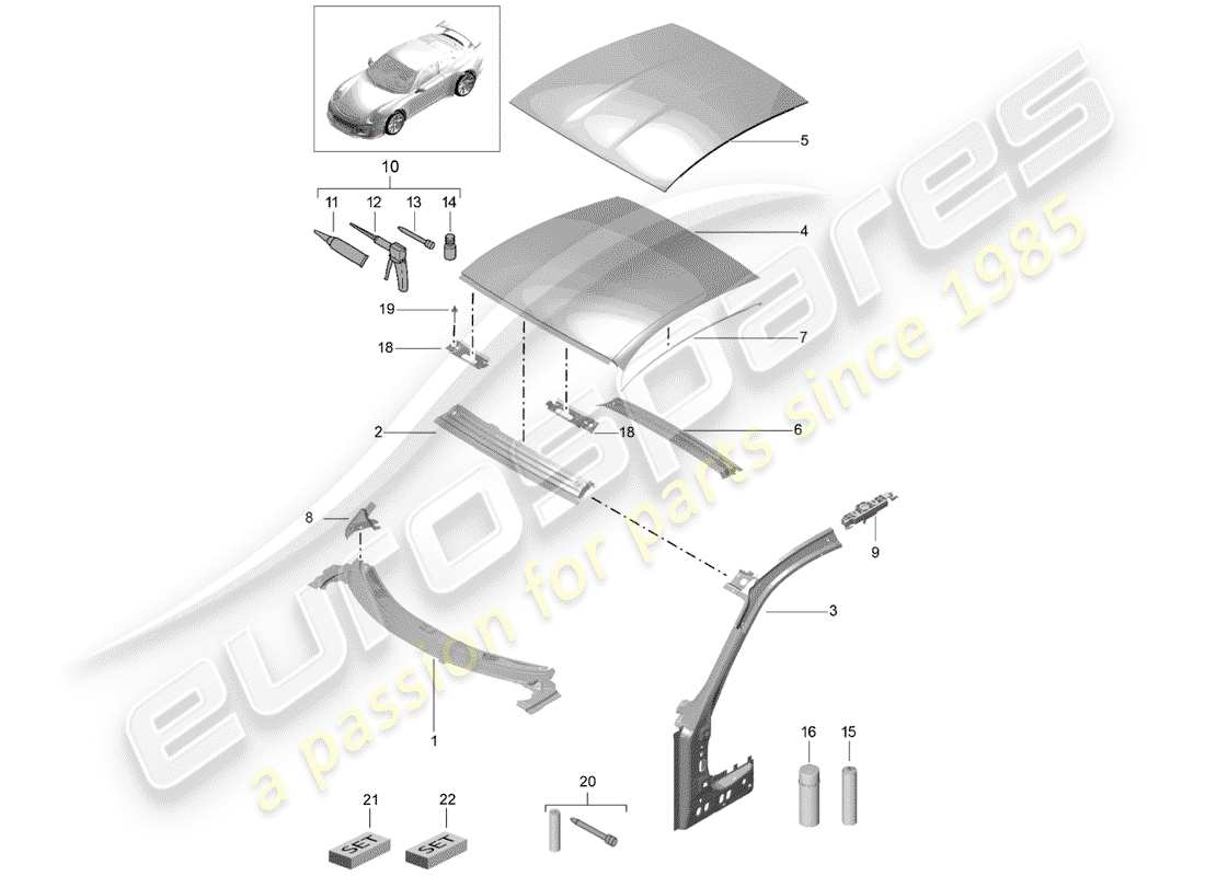 part diagram containing part number 99150265402grv