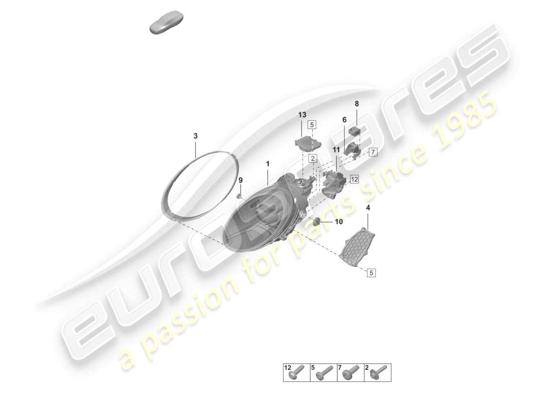 part diagram containing part number 992919172