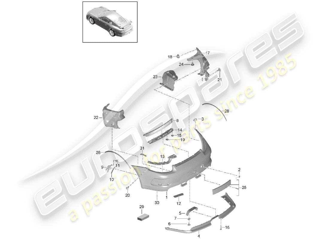 part diagram containing part number 991505291a1