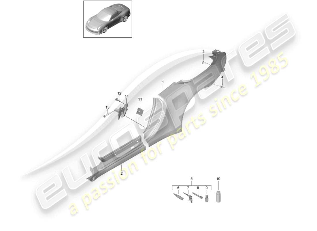 part diagram containing part number 99150396303grv
