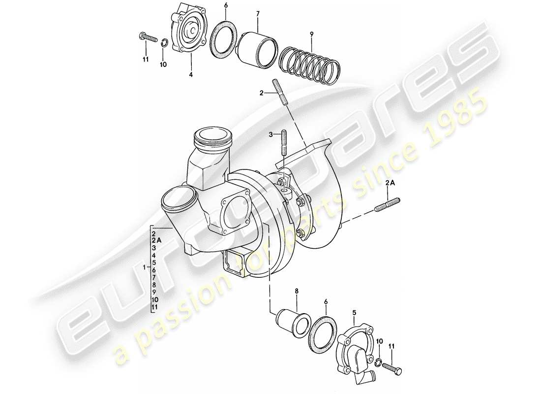 a part diagram from the porsche 1978 (924) parts catalogue