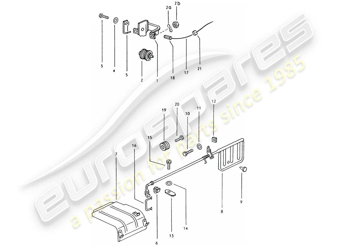 VIEW PARTS DIAGRAMS FROM THE PORSCHE 914 PARTS CATALOGUE a part diagram from the porsche 914 parts catalogue