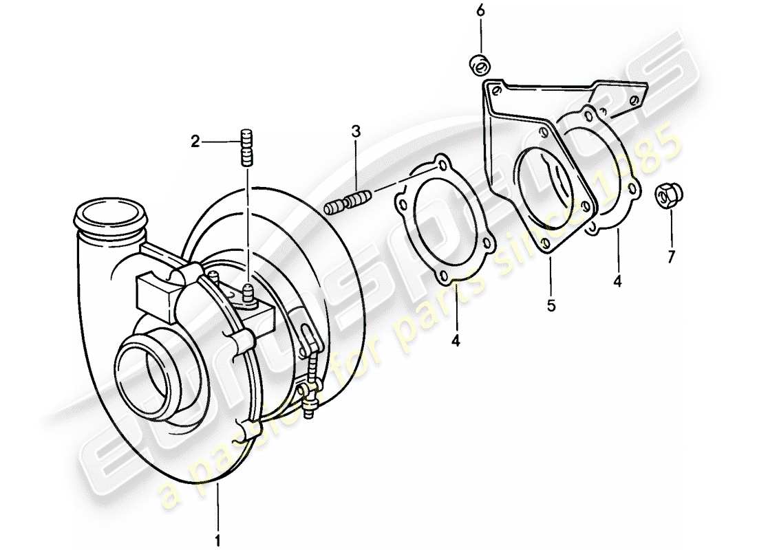 a part diagram from the porsche 1989 (911) parts catalogue