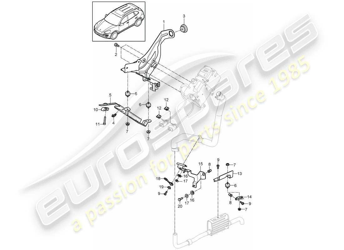 part diagram containing part number 95857280501