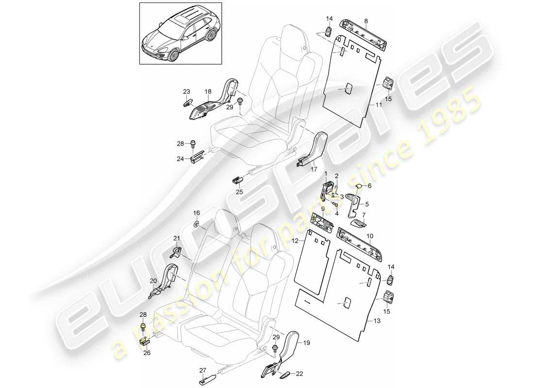 part diagram containing part number 95852278800