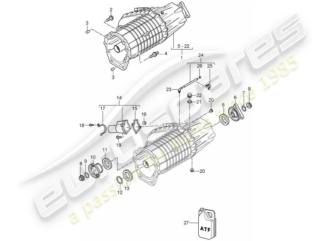 part diagram containing part number 95534104001
