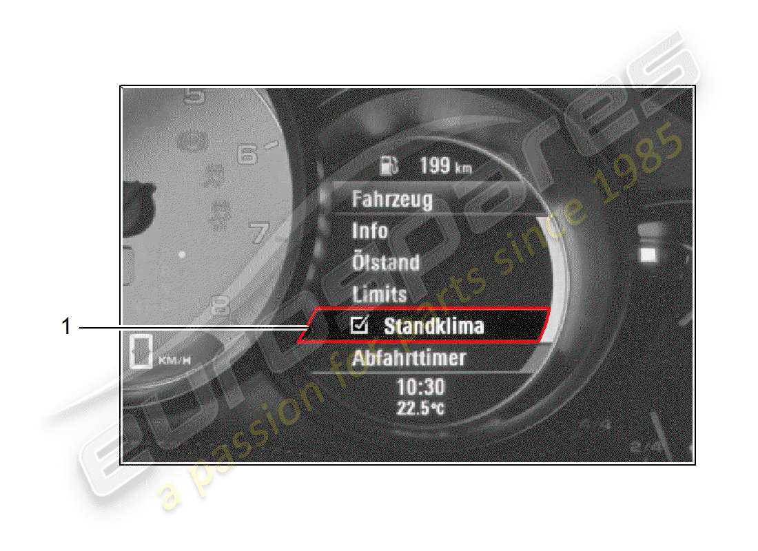 a part diagram from the porsche 2013 (tequipment panamera) parts catalogue