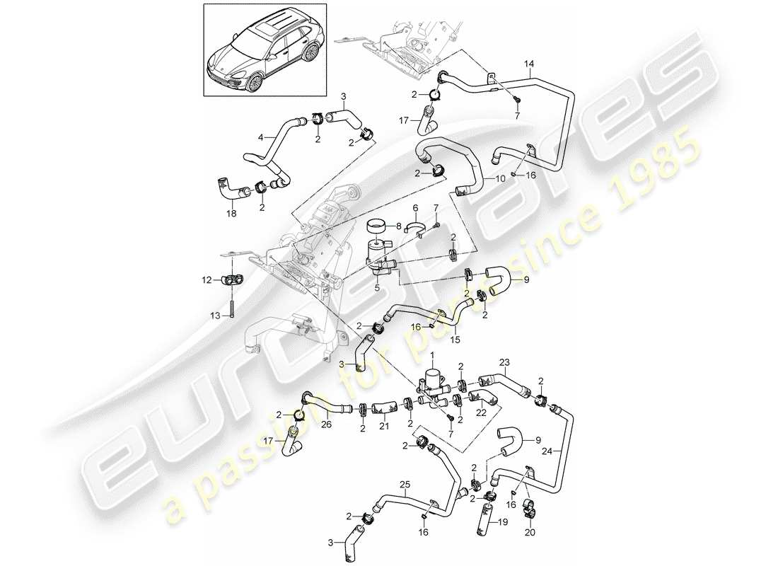 part diagram containing part number 95857285702