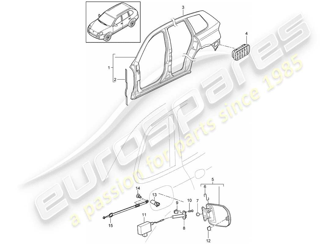 part diagram containing part number 95550498601