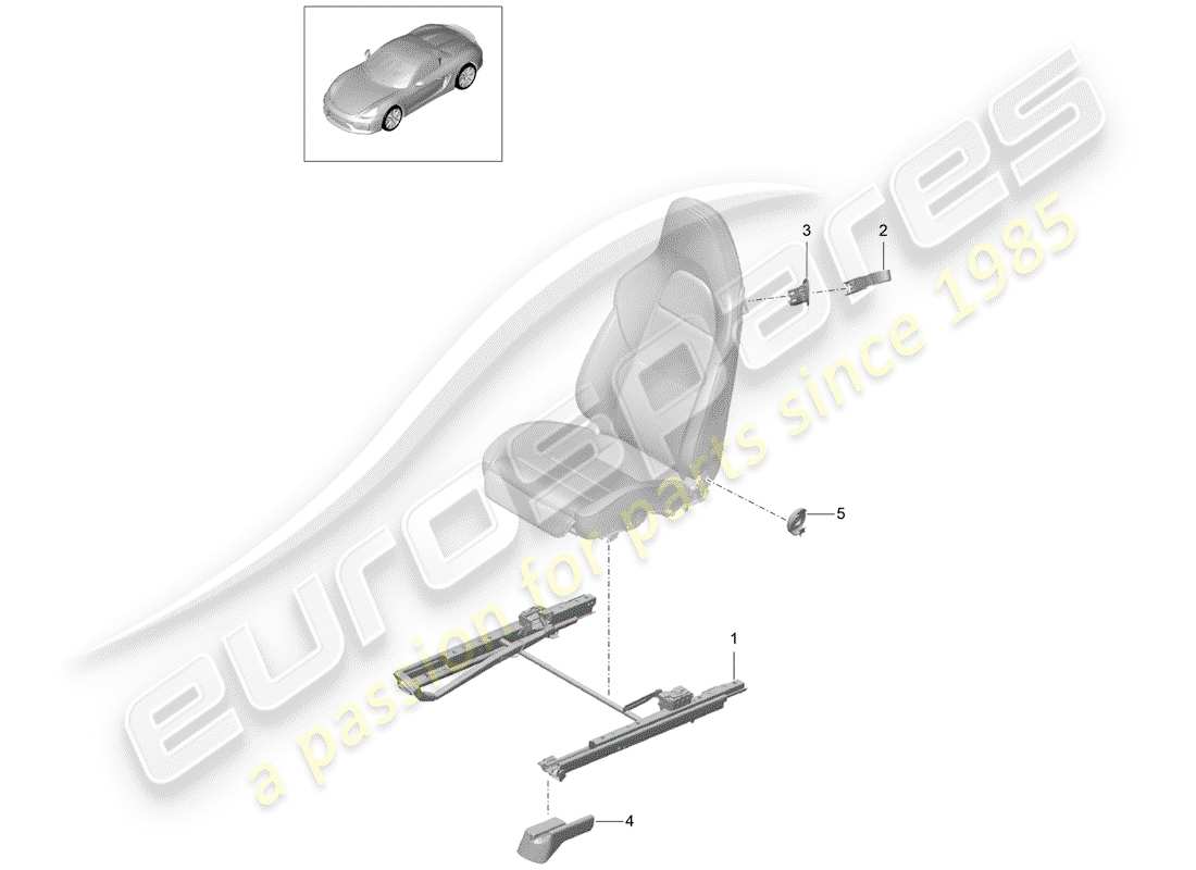 a part diagram from the porsche boxster parts catalogue