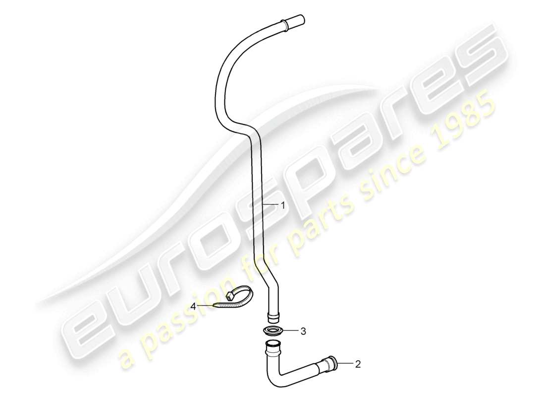a part diagram from the porsche cayman parts catalogue