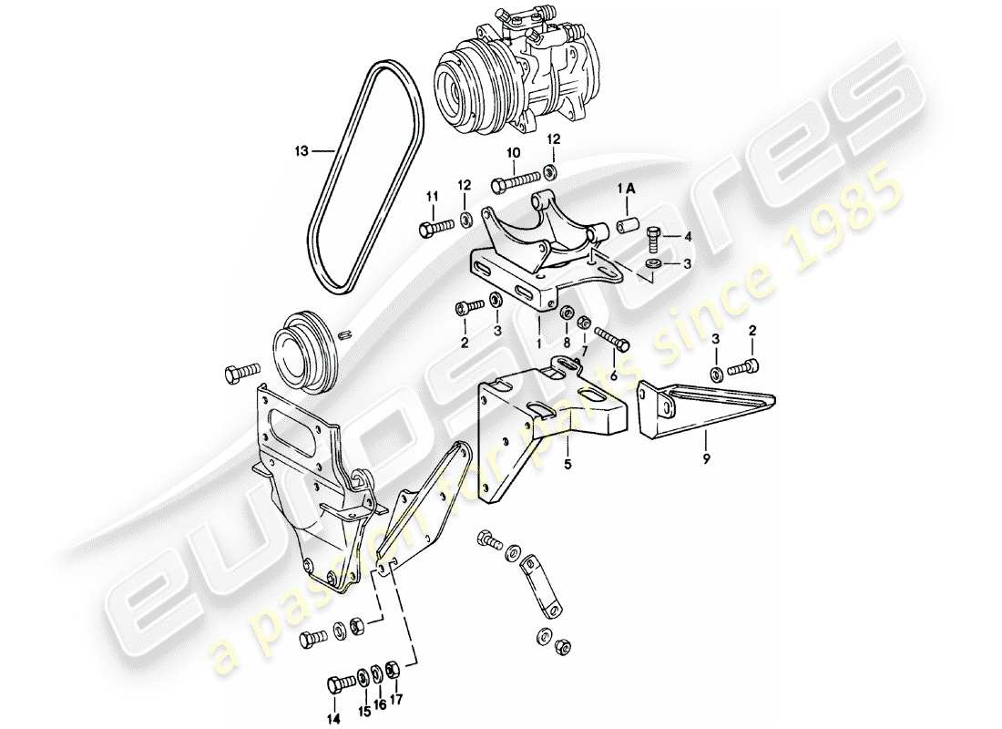 a part diagram from the porsche 1979 (911) parts catalogue