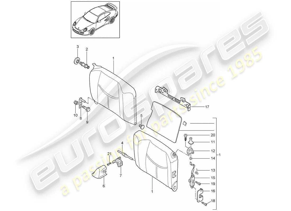 part diagram containing part number 99752232200