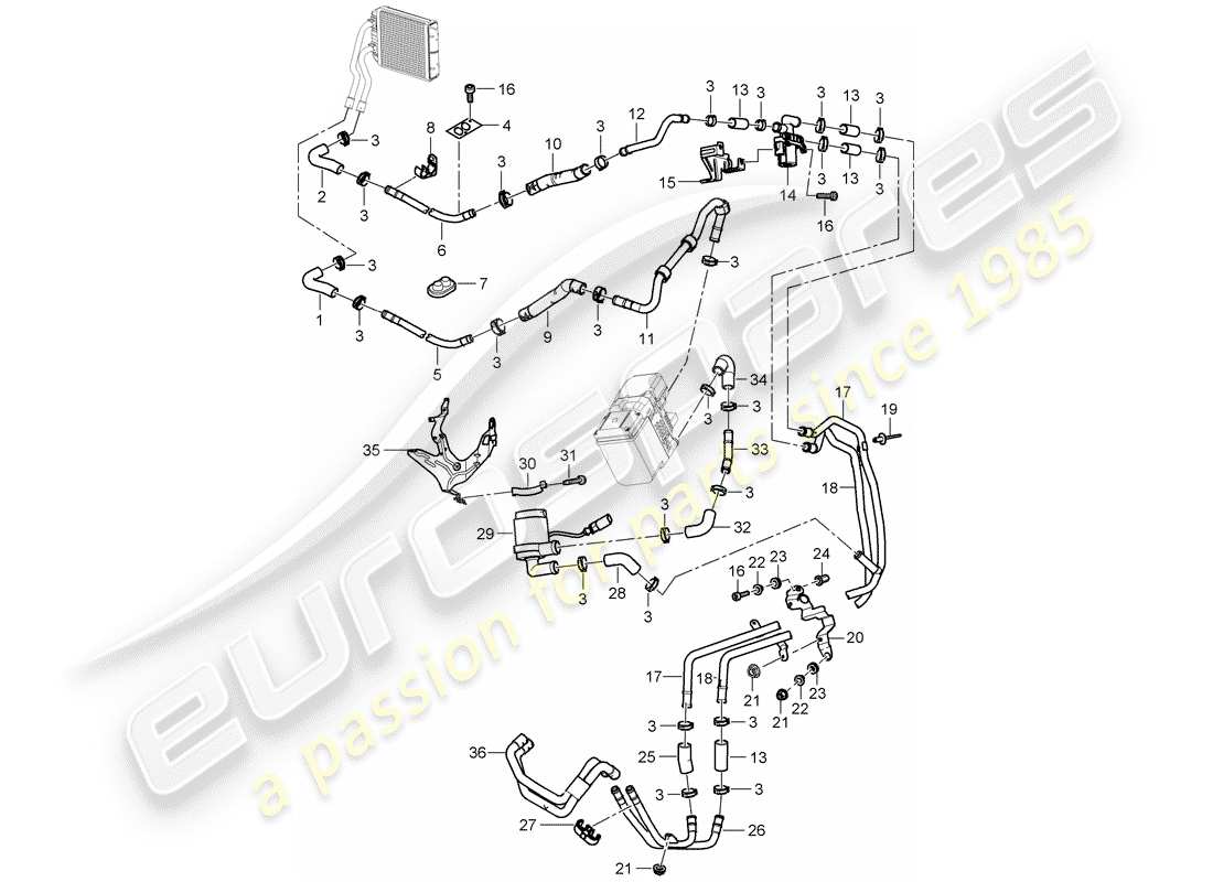 part diagram containing part number 95557292506